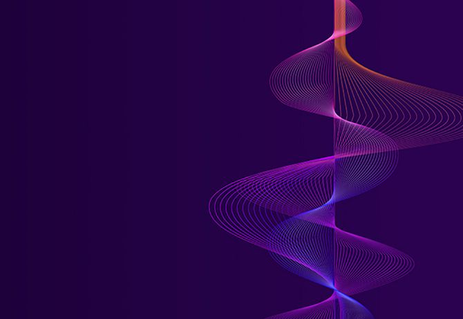 3D visualisation of a soundwave