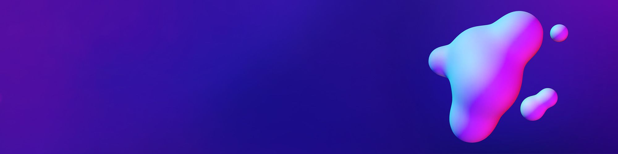 3D bubble blue shade