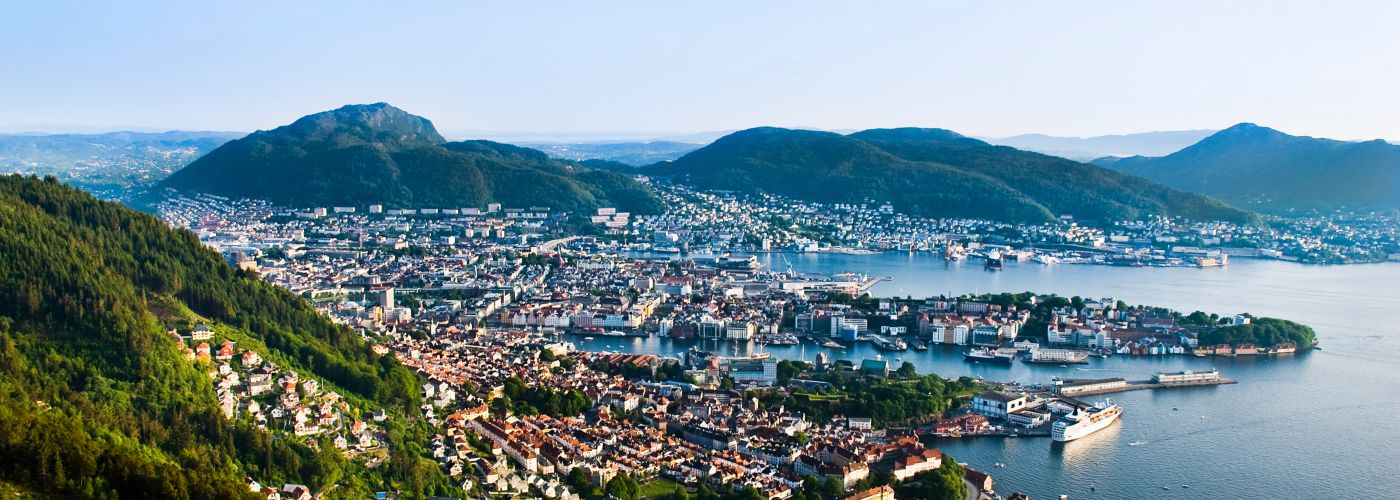 Oversiktsbilde Bergen