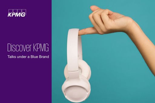 Discover KPMG. Talks under a blue brand