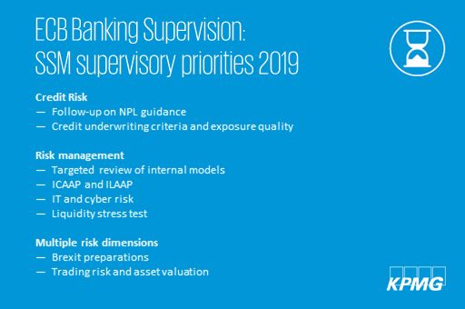 Le priorità del Single Supervisory Mechanism (SSM) nel 2019