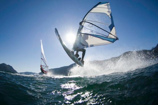 IFRS Financial Instruments image: windsurfer jumping a wave