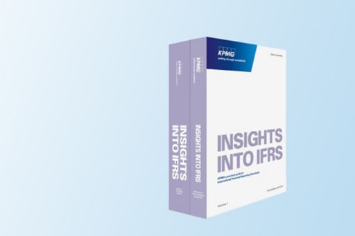 KPMG Insights into IFRS publication image: picture of Insights into IFRS hardback books.