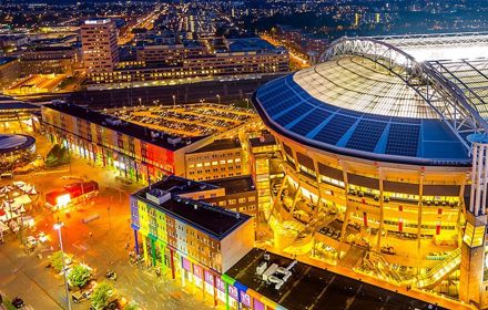 Amsterdam Arena - Top view at night