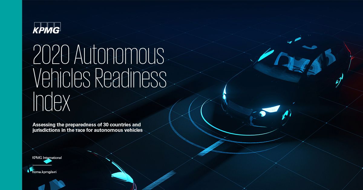 2020 Autonomous Vehicles Readiness Index, PDF cover