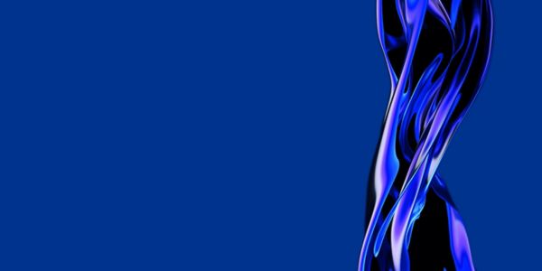 blue abstract vortex