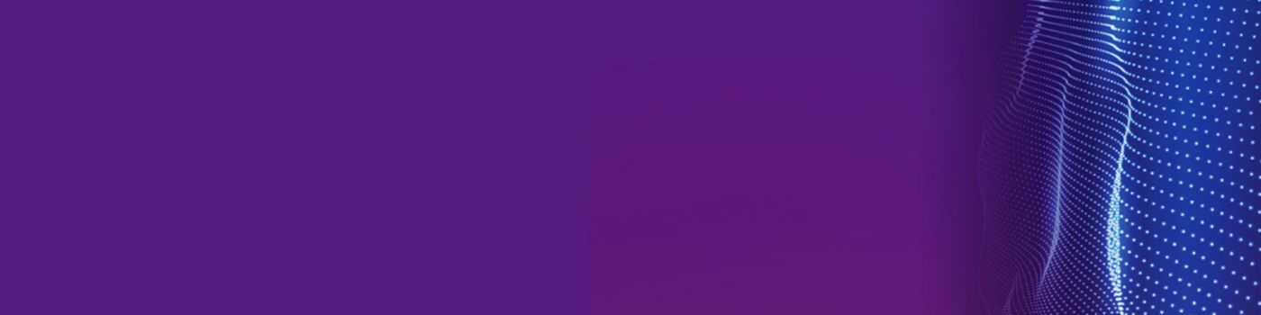 Blue dot texture wave with purple background