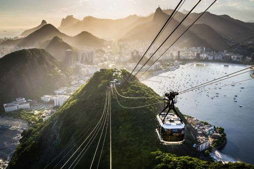 Cable car in Brazil