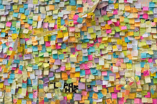 Colourful post-its