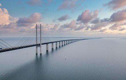 Øresundsbroen og hav