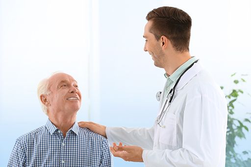 Doctor talking to a Patient
