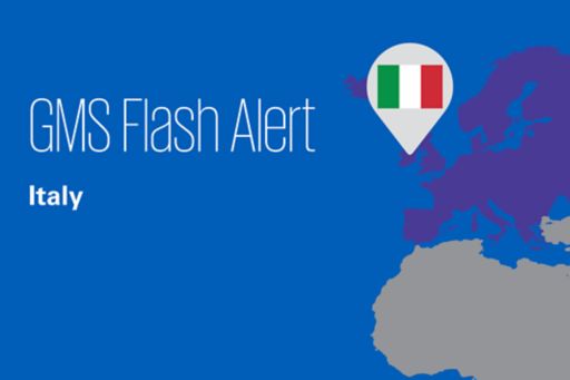 Flash Alert - Italy