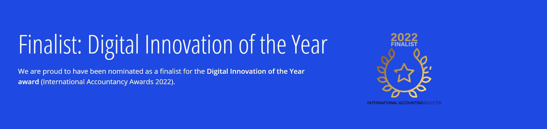 2022 digital innovation of the year finalist