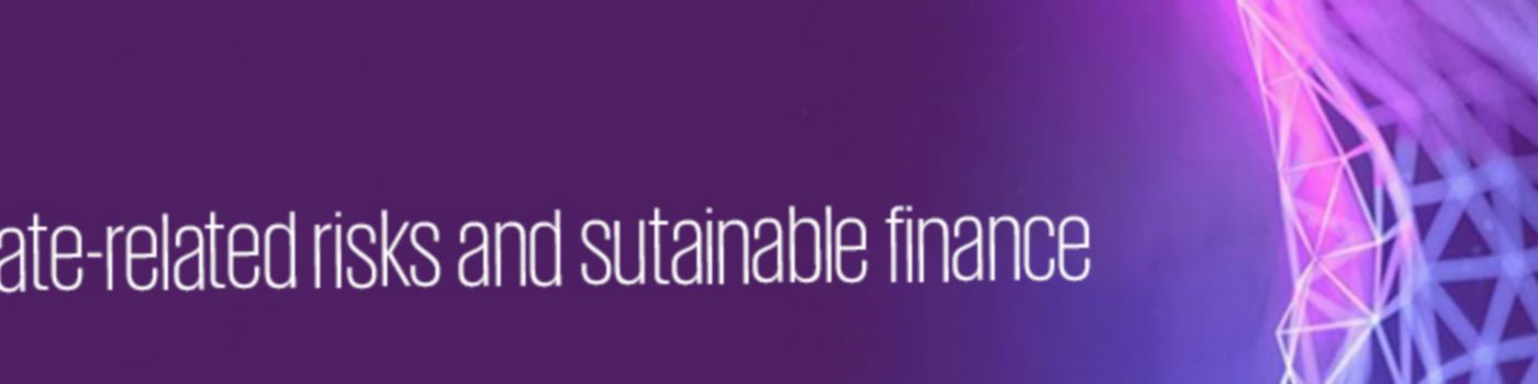 Webcast : Climate-related risks and sustainable finance
