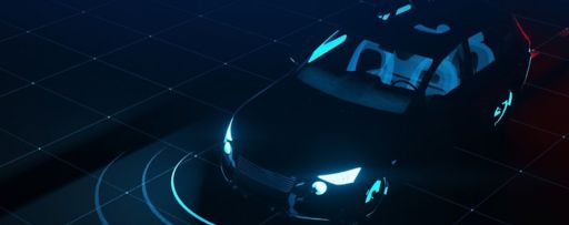 Futuristic autonomous vehicle