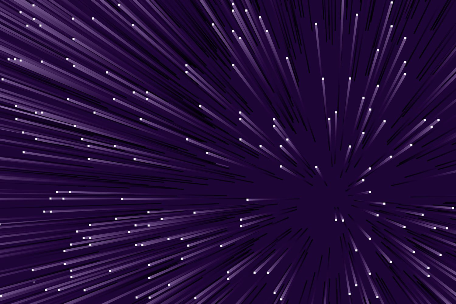 Purple star burst