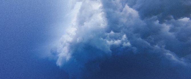 Grainy dark blue clouds KPMG ESG