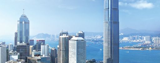 Hong Kong skyline on a clear day