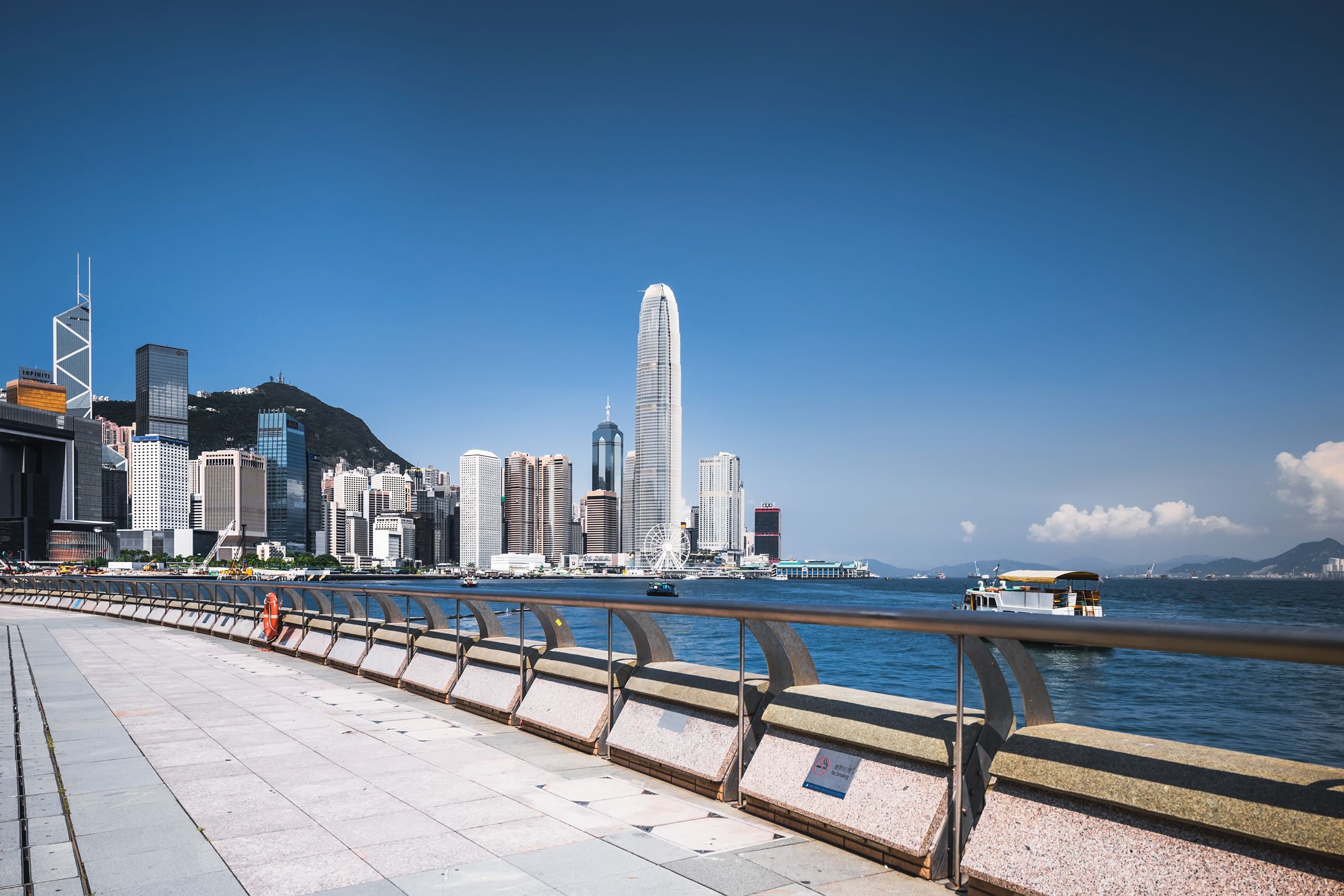 Hong Kong urban skyline cityscape