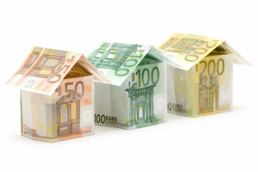 EU-sedler formet hus