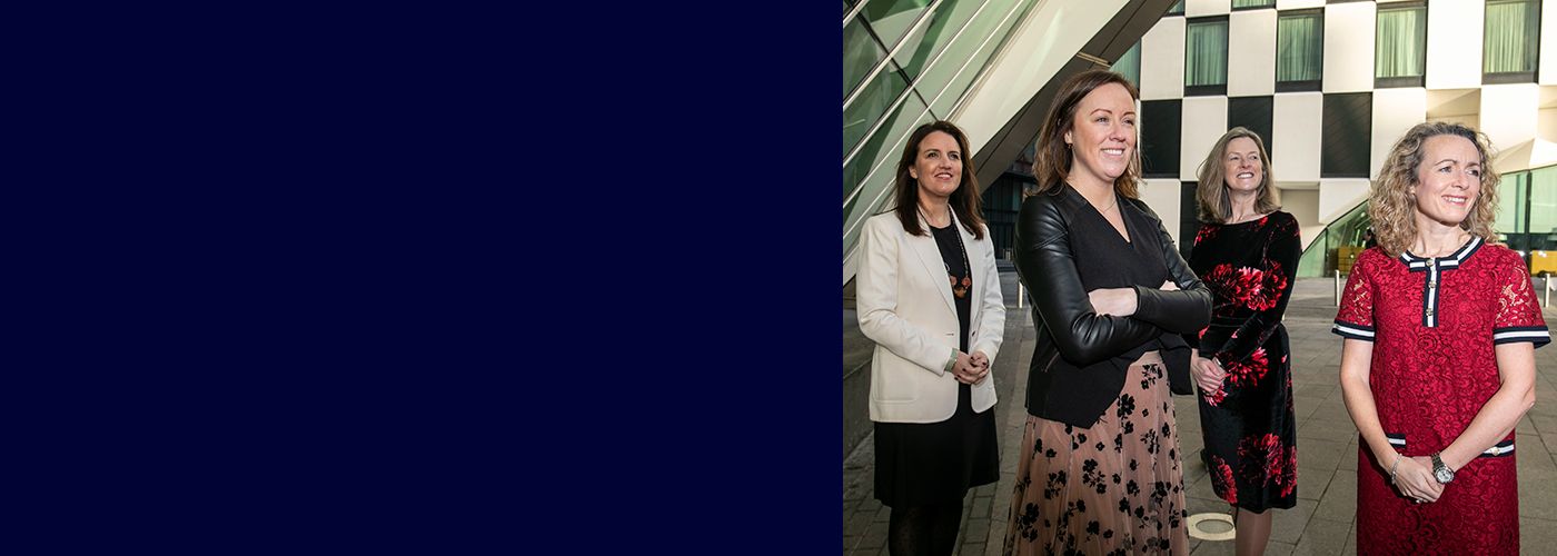 Pictured at the launch are: Olivia Lynch, Partner KPMG,  Jeananne O’Brien, Artizan Food Co., Leo Clancy, CEO Enterprise Ireland  and Dr. Anne Cusack, formally Critical Healthcare.