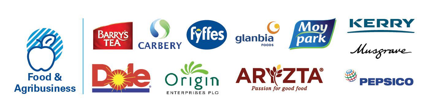 client logos:barry's tea, carbery, fyffes, glanbia, moy park, kerry, dole, origin, aryzta, pepsico