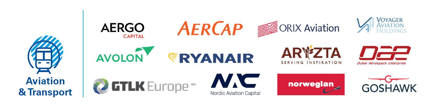 client logos: glen dimplex, gtlk, hse, kbc, kerry, mainstream, marlet, mercer, microchip, nordic aviation