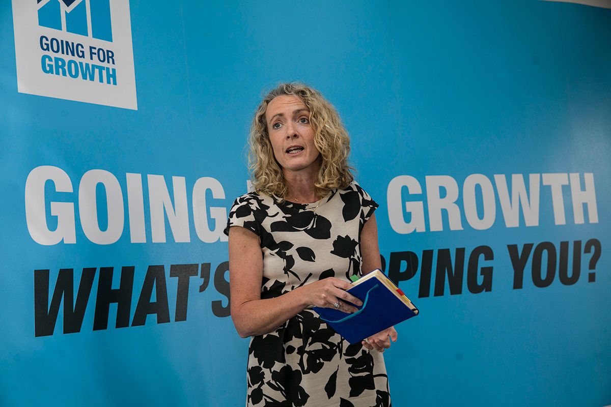 Olivia Lynch at Going for Growth’s end of year celebration event
