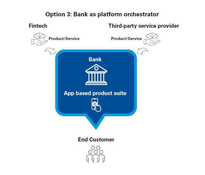 Option 3: Bank as platform orchestrator