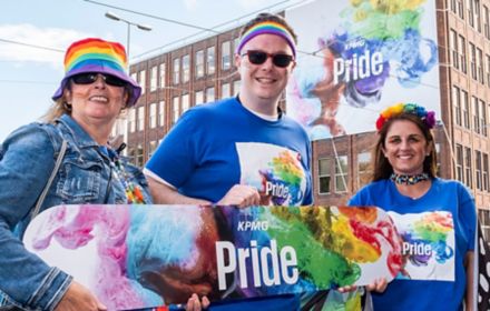 KPMG people at Pride 2022