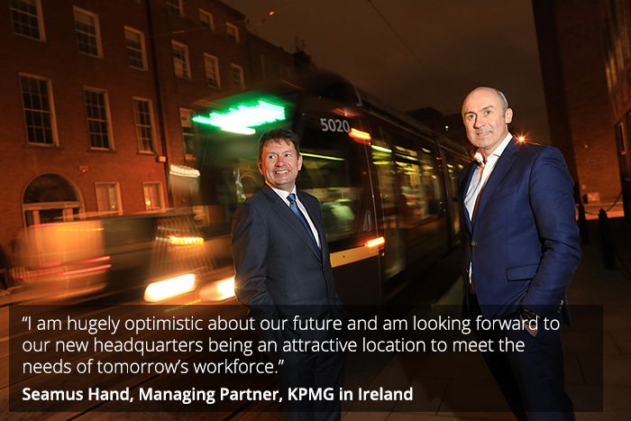 Pictured above: Seamus Hand, KPMG and Kevin Nowlan, Hibernia REIT