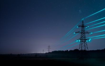 Illuminated power lines