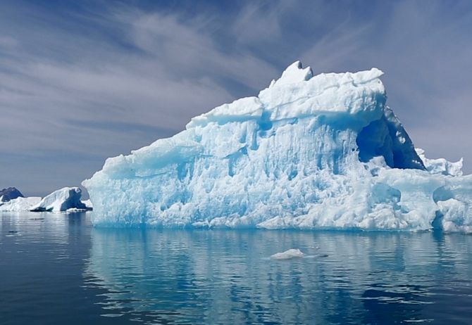 Floating iceberg