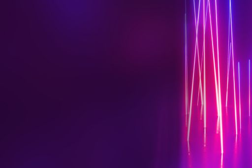 Purple background with coloured lines
