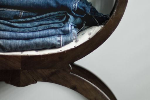 Jeans on chair