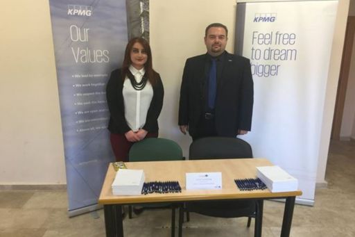 KPMG Palestine visits Birzeit University Career Day 