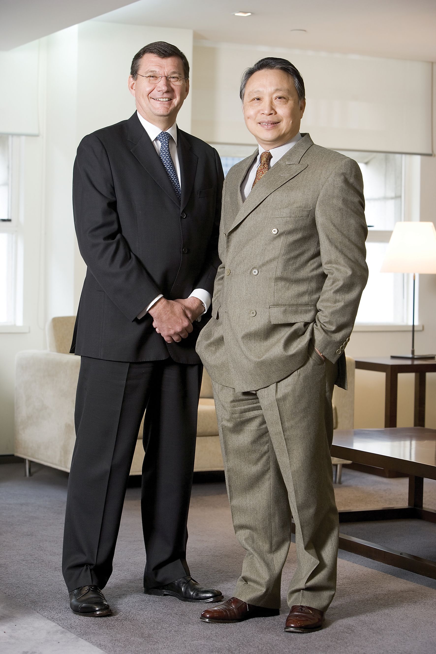 Joint chairmen 2003-2007, John Harrison & Dominic Ho