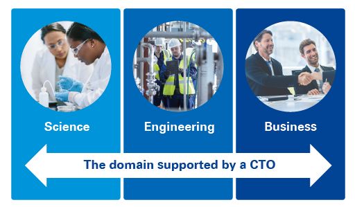 Chart 1: The domain supported by a CTO
