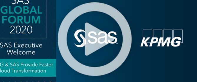 KPMG & SAS alliance video
