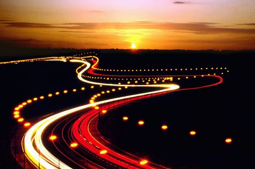 Lighted highway
