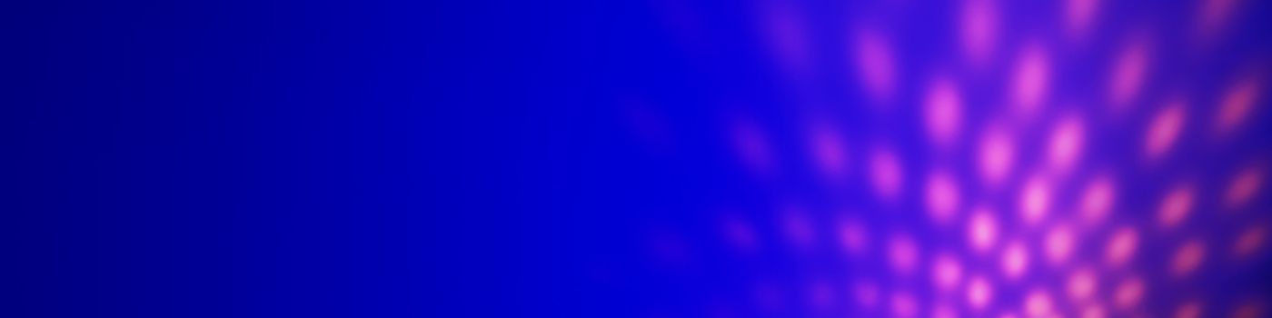Magenta light points on blue background