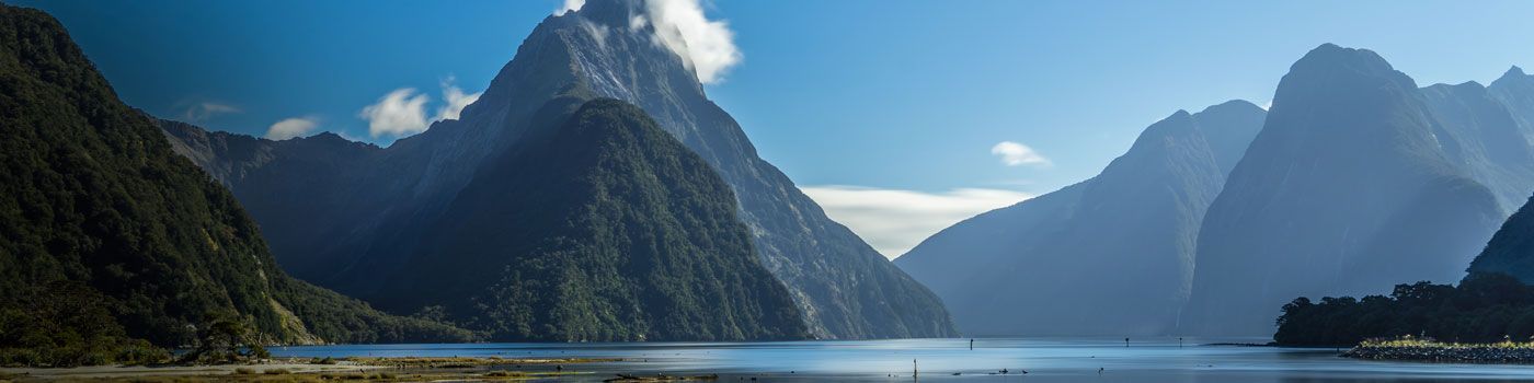 Milford Sound scenery New Zealand
