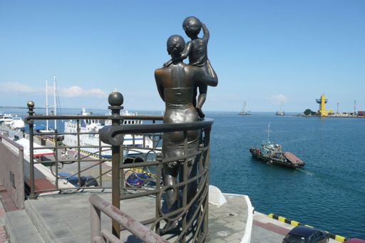 Odesa port monument