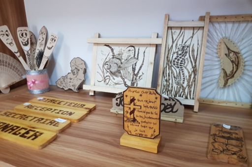 Wood engravement products from the Zen Artitude Boutik