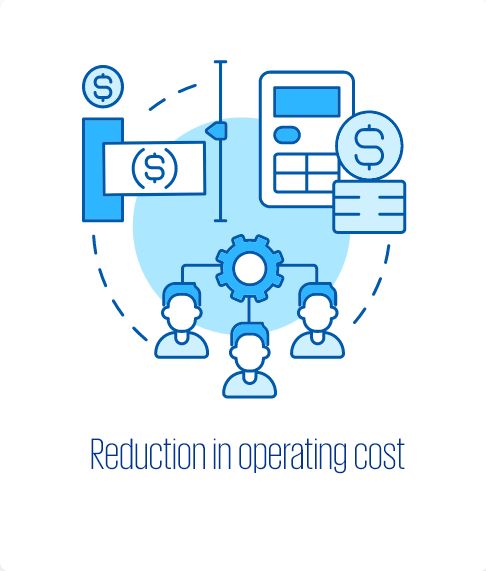 Reduction in operating cost