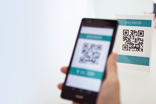 Scanning QR code with a mobile phone