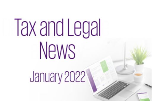 Tax and legal news | January 2022