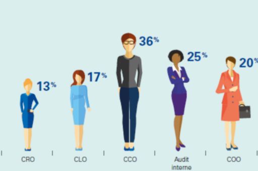 Représentativité des femmes à des postes de Direction (en %)