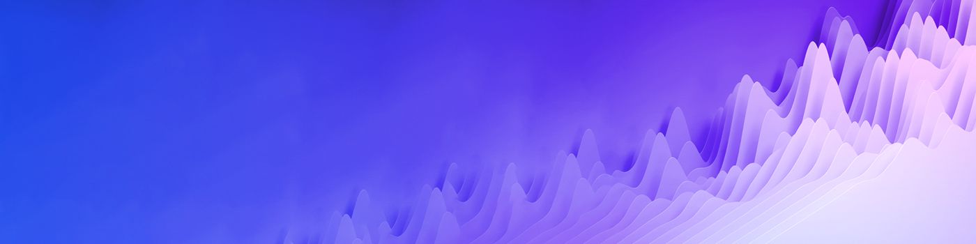 White purple wave texture banner