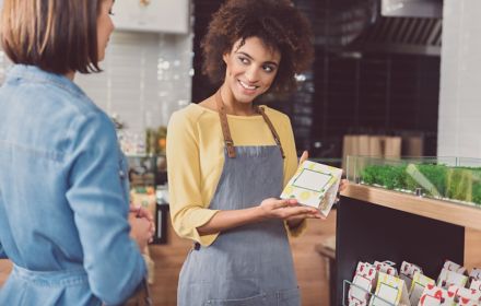 woman in store customer brand strategy